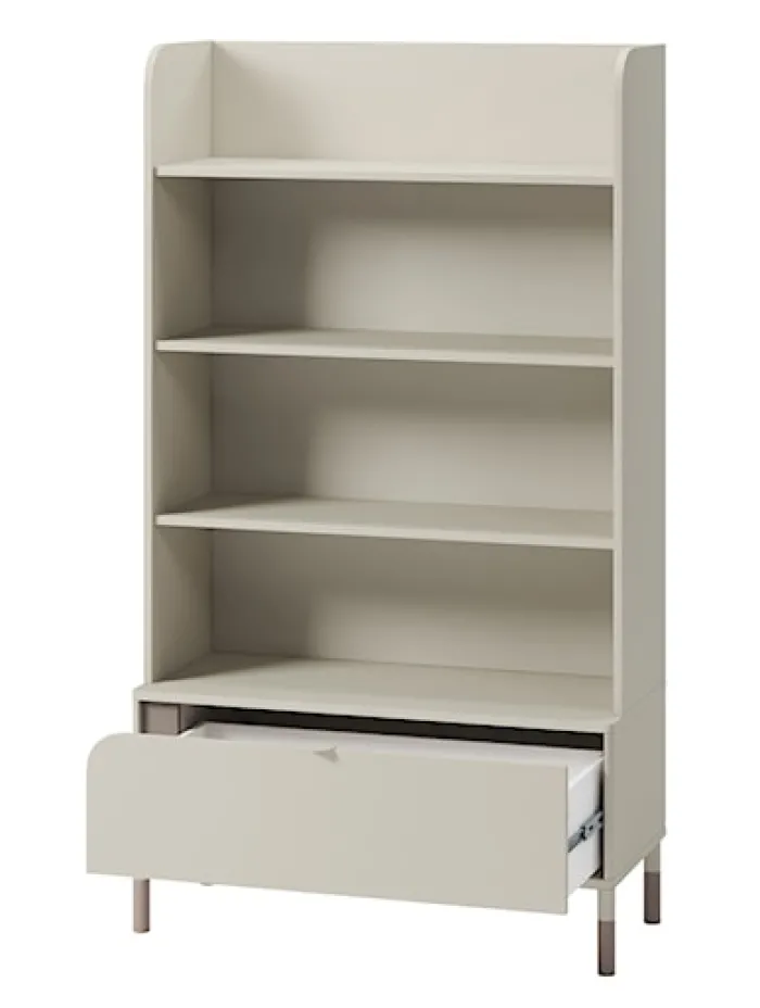 Regał Harmony z szufladą 89 cm kaszmir