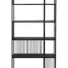 Regał metalowy Velook 185 cm czarny