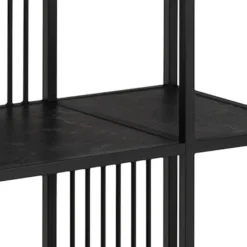 Regał metalowy Velook 185 cm czarny