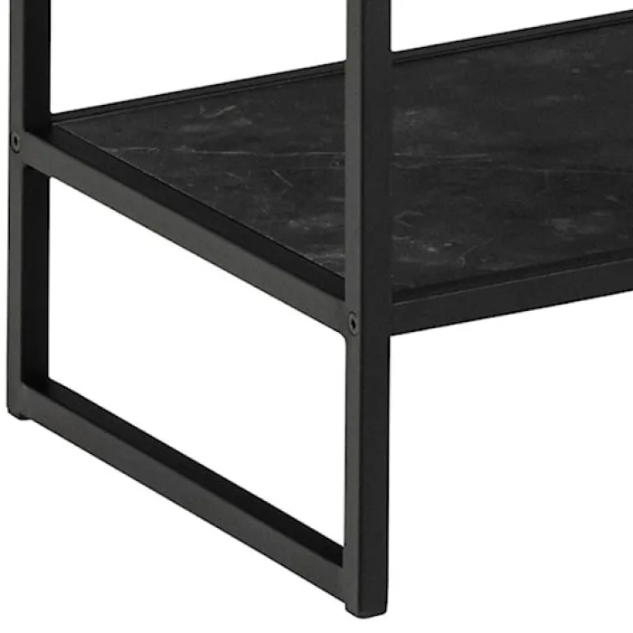 Regał metalowy Velook 185 cm czarny