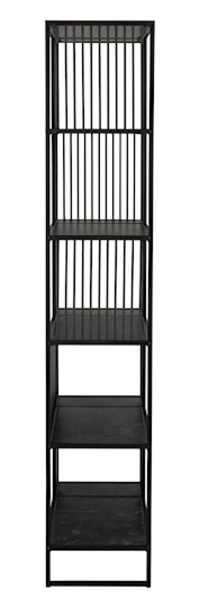 Regał metalowy Velook 185 cm czarny