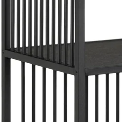 Regał metalowy Velook 185 cm czarny