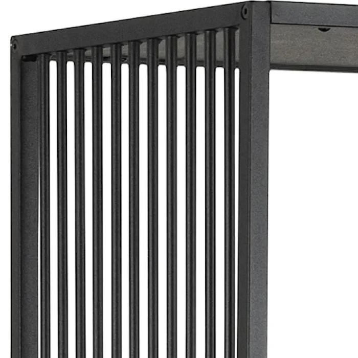 Regał metalowy Velook 185 cm czarny