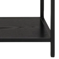 Regał na książki Seaford 135 cm czarny jesion