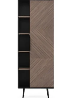 Regał Rinnili 70 cm Czarny grafit/Captains Deck