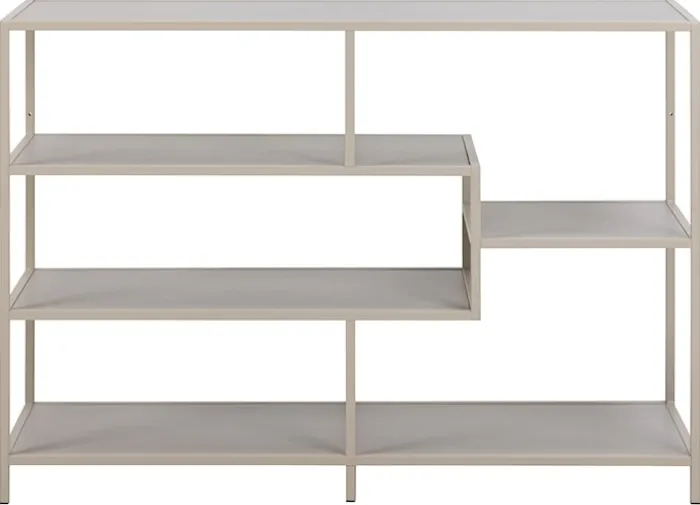 Regał Seaford 114 cm niski beżowy