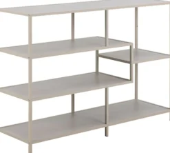 Regał Seaford 114 cm niski beżowy