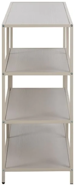 Regał Seaford 114 cm niski beżowy