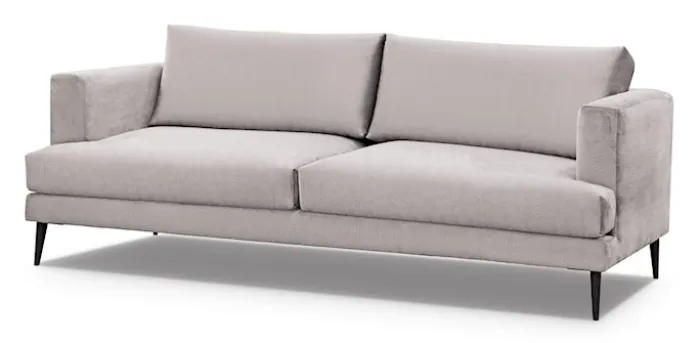 Sofa dwuosobowa Dragato beżowa welur