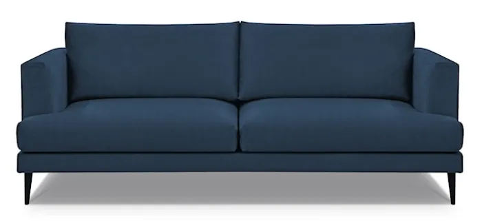 Sofa dwuosobowa Dragato granatowa welur