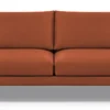 Sofa dwuosobowa Dragato miedziana welur