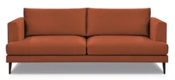 Sofa dwuosobowa Dragato miedziana welur