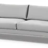 Sofa dwuosobowa Dragato szara welur