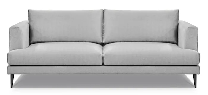 Sofa dwuosobowa Dragato szara welur
