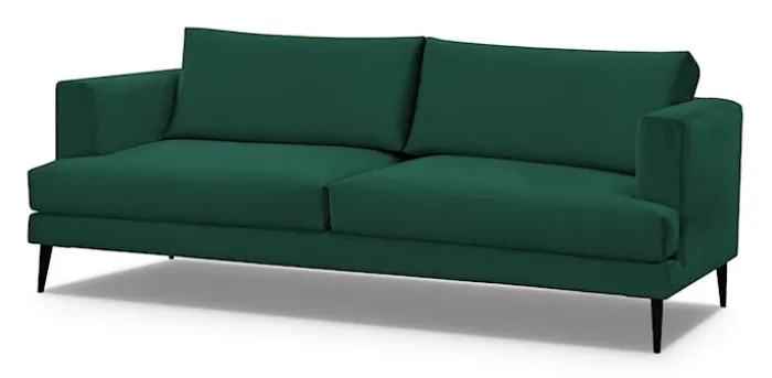 Sofa dwuosobowa Dragato zielona welur