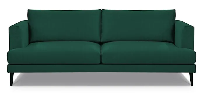Sofa dwuosobowa Dragato zielona welur