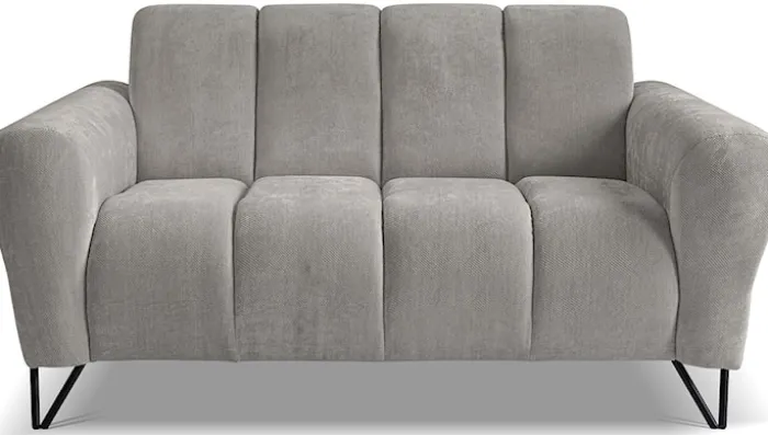 Sofa dwuosobowa Volare szarobeżowa szenil łatwoczyszczący