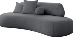 Sofa trzyosobowa Balme szara boucle