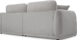 Sofa trzyosobowa Chacco jasnoszara sztruks