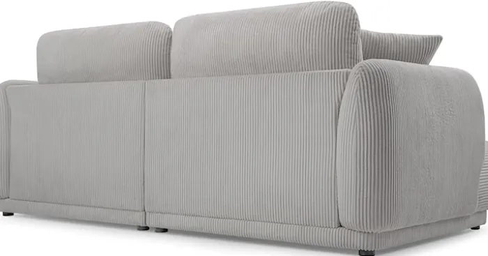 Sofa trzyosobowa Chacco jasnoszara sztruks