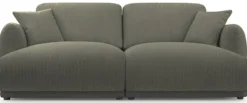 Sofa trzyosobowa Chacco oliwkowa sztruks