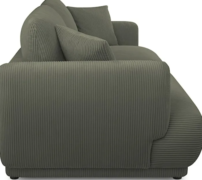 Sofa trzyosobowa Chacco oliwkowa sztruks