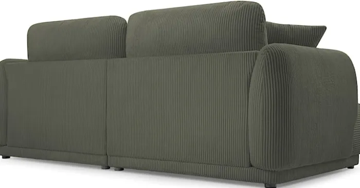 Sofa trzyosobowa Chacco oliwkowa sztruks