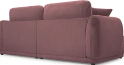 Sofa trzyosobowa Chacco różowa sztruks