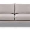 Sofa trzyosobowa Dragato beżowa welur