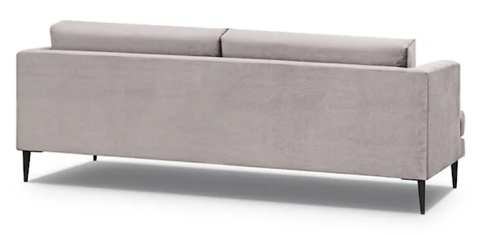 Sofa trzyosobowa Dragato beżowa welur