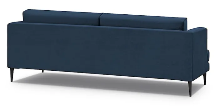 Sofa trzyosobowa Dragato granatowa welur