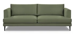 Sofa trzyosobowa Dragato oliwkowa welur