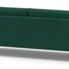 Sofa trzyosobowa Dragato zielona welur