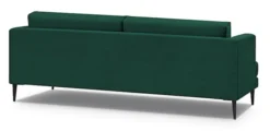 Sofa trzyosobowa Dragato zielona welur