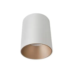 Spot sufitowy Eye Tone biały ze złotym wnętrzem 8926