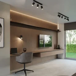 Spot sufitowy Gerra x2 czarny