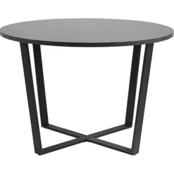 Stół Adhafera czarny średnica 110 cm