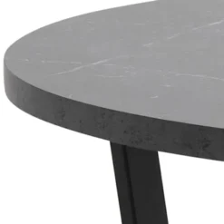 Stół Adhafera czarny średnica 110 cm