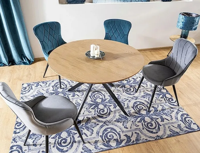 Stół do jadalni Aster okrągły średnica 100 cm dąb