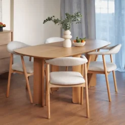 Stół do jadalni Calnes 180x90 cm dąb naturalny