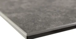 Stół do jadalni Kardema ceramiczny blat o wzorze czarnego betonu 168-210 cm