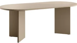 Stół do jadalni Ovo owalny 204 cm Cappuccino