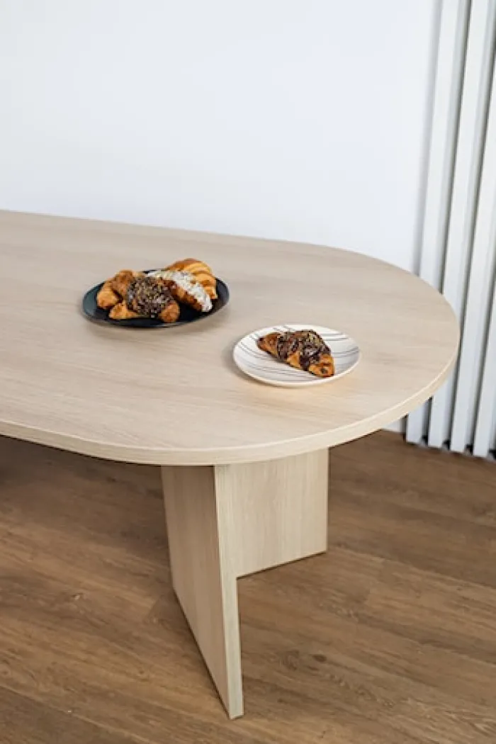 Stół do jadalni Ovo owalny 204 cm Dąb Lindberg