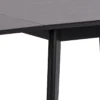 Stół do jadalni rozkładany Gemirro 80-120x80 cm dąb czarny fornir