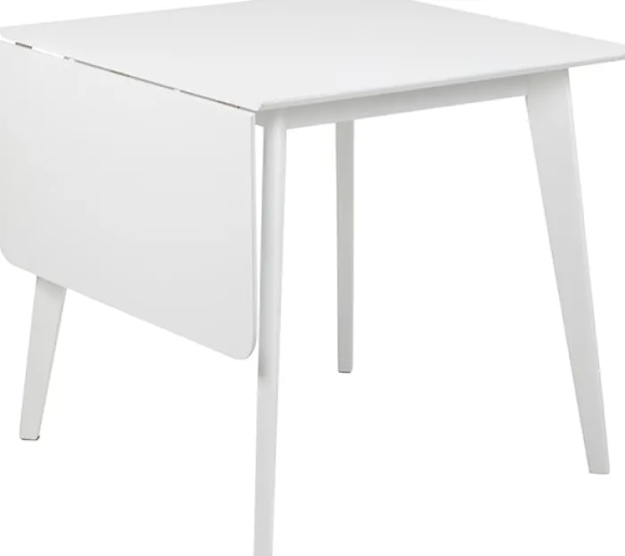 Stół do jadalni rozkładany Gemirro 80-120x80 cm biały