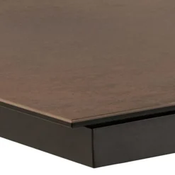 Stół do jadalni Shimess ceramiczny blat rozkładany o wzorze brązowej rdzy 200-240 cm