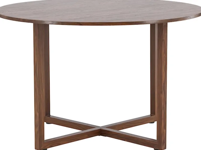 Stół do jadalni Tallone okrągły 120 cm orzech