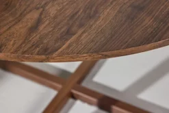 Stół do jadalni Tallone okrągły 120 cm orzech