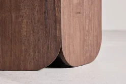 Stół do jadalni Veyla okrągły 120 cm mokka