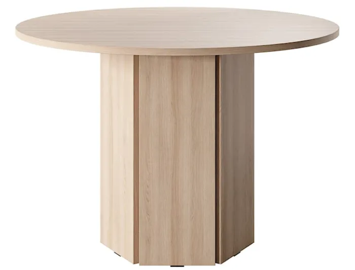 Stół okrągły Hexa 110 cm Dąb Lindberg